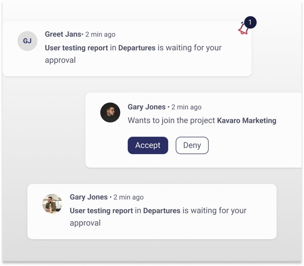 Notification examples